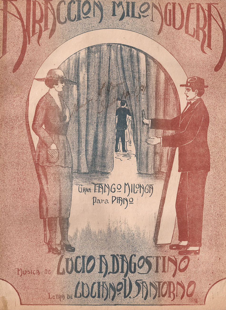 Partitura de tango atraccion milonguera