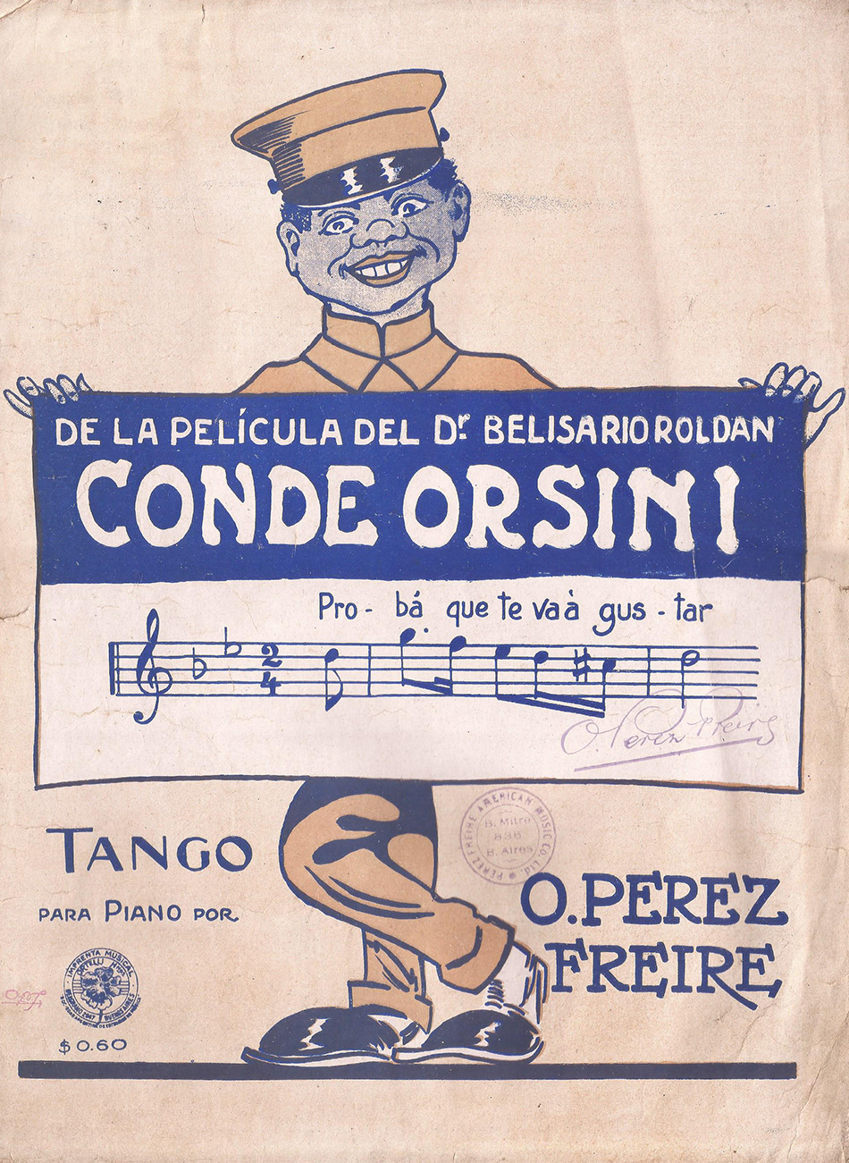 Partitura de tango conde orsini