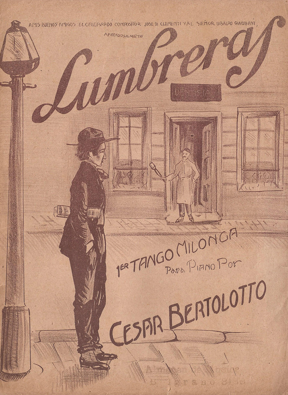 Partitura de tango lumbreras